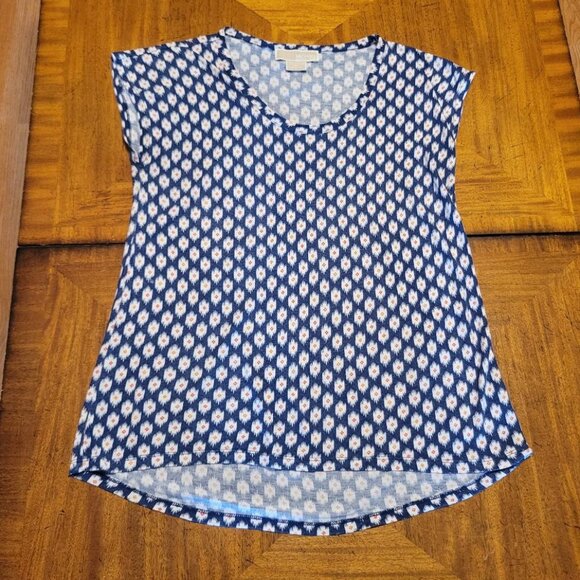 MICHAEL Michael Kors Tops - Michael Kors Red, White & Blue Printed Top